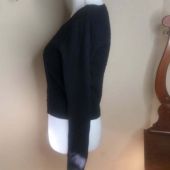 Elle Quilted Moto Zip Sweater / Jacket     H143 - Picture 4 of 8